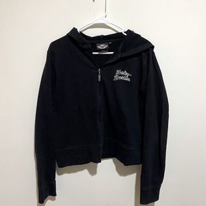 vintage harley zip up